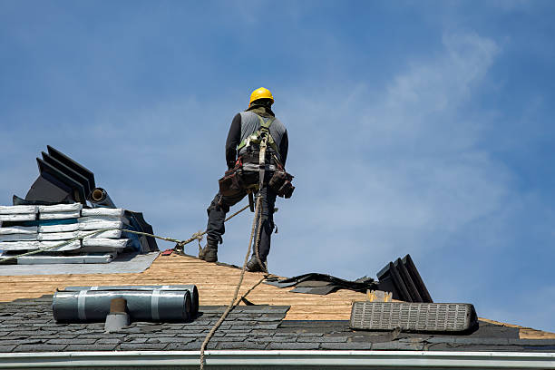 Professional Roof Repair technician working in West Long Branch, NJ